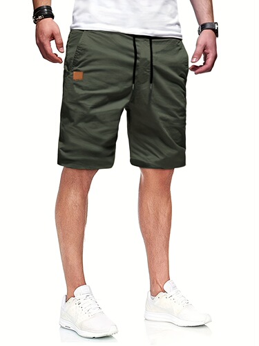 men's Summer Casual Cargo Shorts with Multiple Pockets