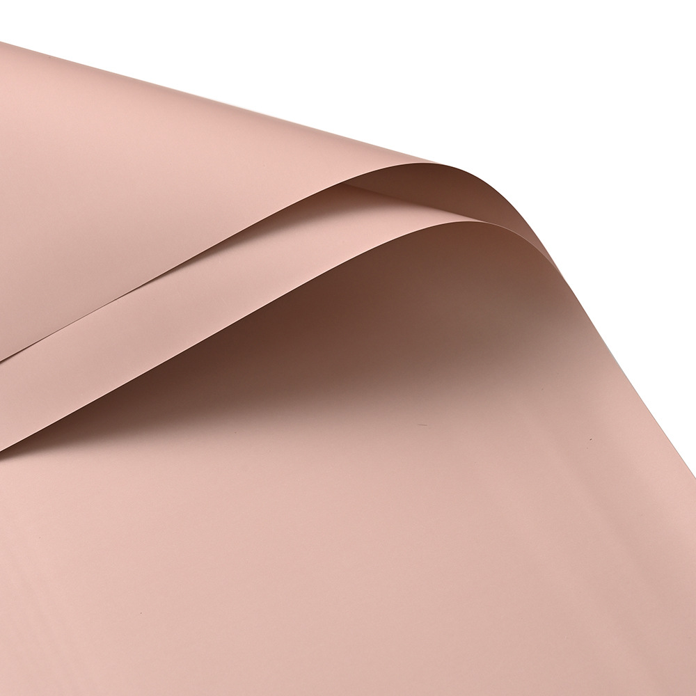 Papel de embalaje de ramo Materiales de floristería Impermeable Estilo coreano Primer amor Papel de color sólido Flores Flores Papel de embalaje de flores Papel Ouya