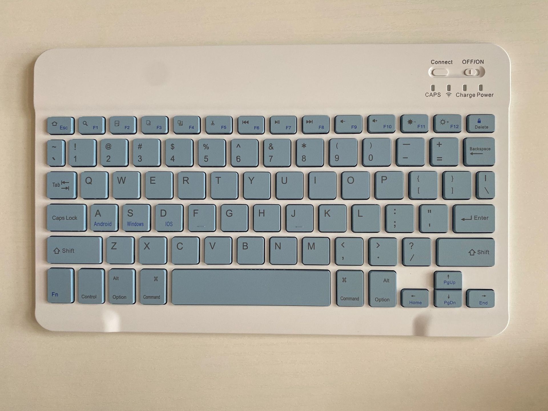 10 인치 안개 블루