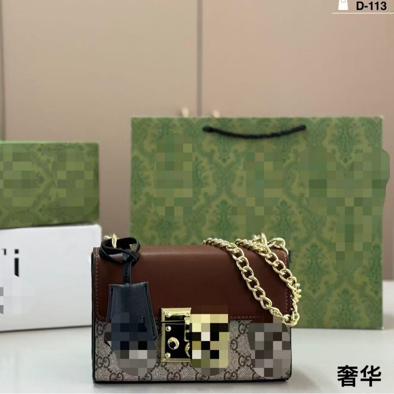 Moonlight Treasure Box Genuine Leather Small Square Bag Printed Chain Bag 2023 New Style Women's Summer Fashion Single Shoulder Crossbody Bag Moonlight Treasure Box Genuine Leather Small Square Bag Printed Chain Bag 2023 New Style Women's Summer Fashion Single Shoulder Crossbody Bag