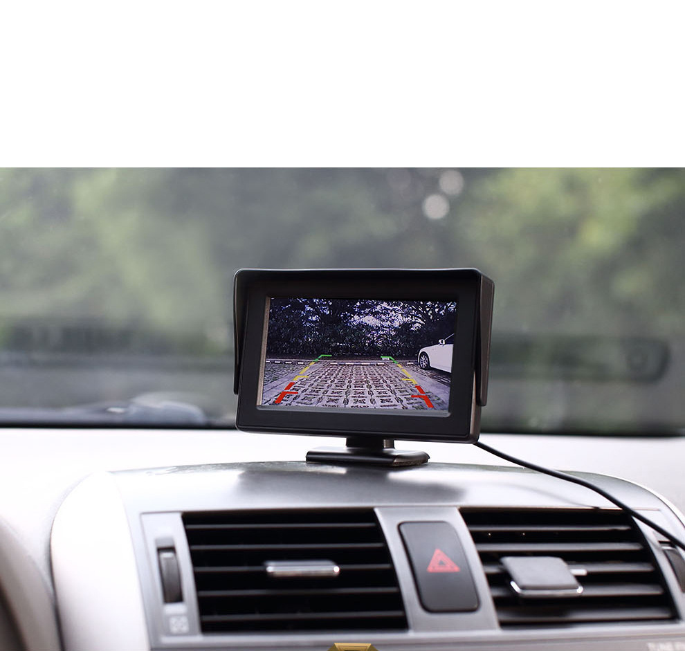 Neutral Car Reversing Image 4.3inch Desktop High-Definition Car Display Ahd Rearview Mirror Car Display
