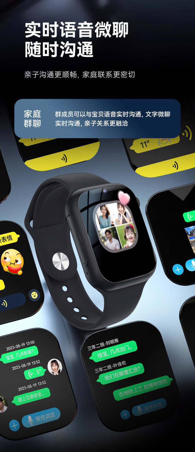The new Huaqiangbei S10 children's smartwatch, phone watch, video call, positioning, and multi-functional for students undefined