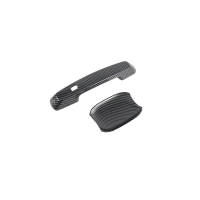 Suitable for 21 Tanks, 300 Rear Door Bowl Stickers, Modified Tailgate Handle Decorative Frame, Modified Trunk Door Bowl Hu (Other Automotive Exterior Supplies) - tailgate-handle-door-bowl-carbon-fiber