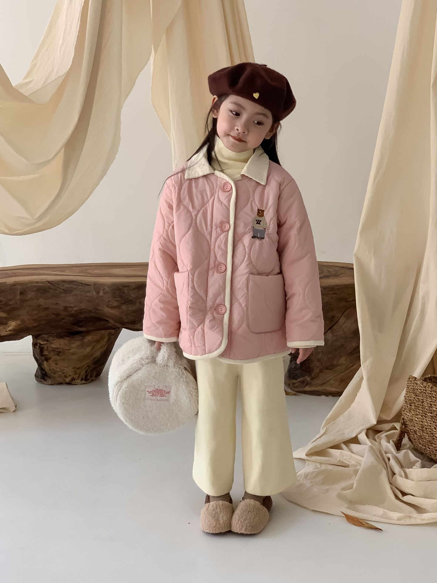 Cute Cartoon Cotton Girls Outerwear display picture 1