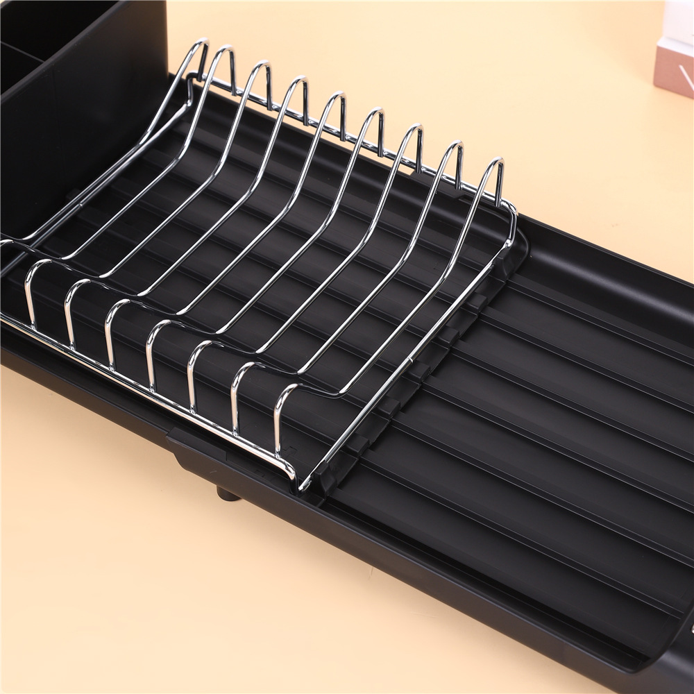 Transfronterizo estante de drenaje telescópico cocina doméstica estante de drenaje platos cuencos marco de control de agua estante de almacenamiento gadgets de cocina nuevos productos image 5