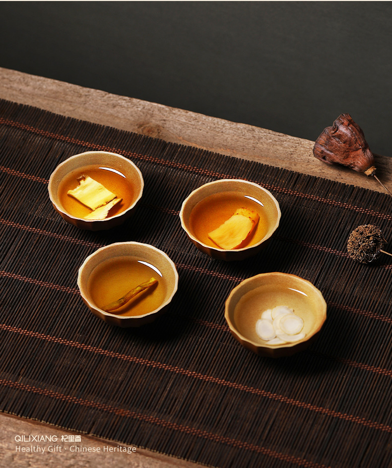 Qi Li Xiang 300g Four-Herb Gift Box American Ginseng Dendrobium Danggui Tianma Slices quality and texture
