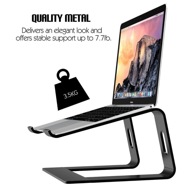 Laptop Bracket Aluminum Alloy Desktop Computer Elevated Rack Portable Laptop Cooling Rack Storage Base