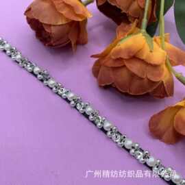 批发手工钉珠条码珠子项链链条饰品配件半成品材料纯银毛衣链