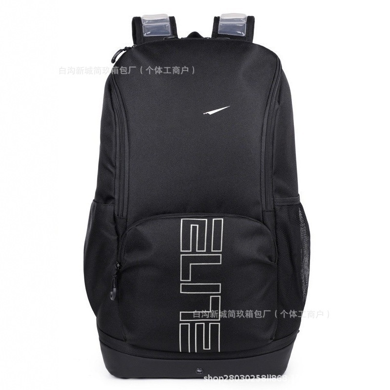 Trendy Brand Shoe Warehouse Sports Fitness Basketball Air-Cushioned Backpack Student Computer Bag Large Capacity Storage Travel Bag