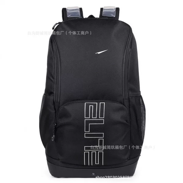 Trendy Brand Shoe Warehouse Sports Fitness Basketball Air-Cushioned Backpack Student Computer Bag Large Capacity Storage Travel Bag