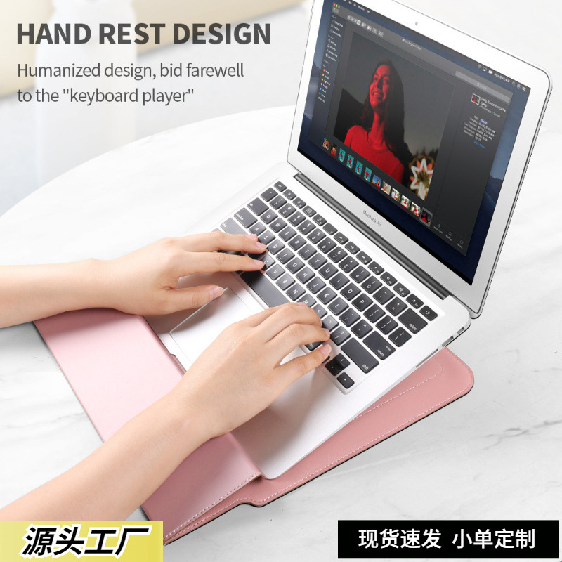Cross-Border 16inch Stand-Up Protective Case for MacBook Pro 14inch, Protective Cover for MacBook Neo 13inch, Computer Bag