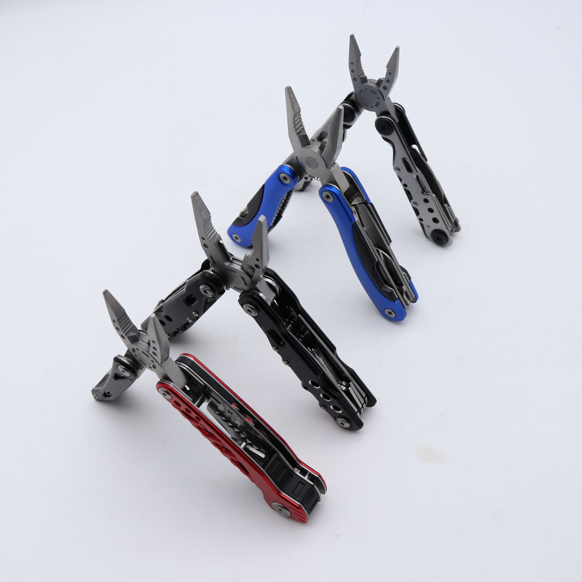 户外不锈钢折叠钳子多功能工具组合钳迷你露营刀钳野营