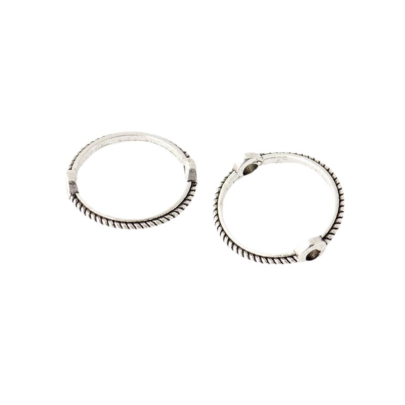 Venta al por mayor aleación de plata Xizanga plateado plata antigua doble agujero anillo de cuentas hecho a mano espaciador DIY accesorios de joyería perlas sueltas