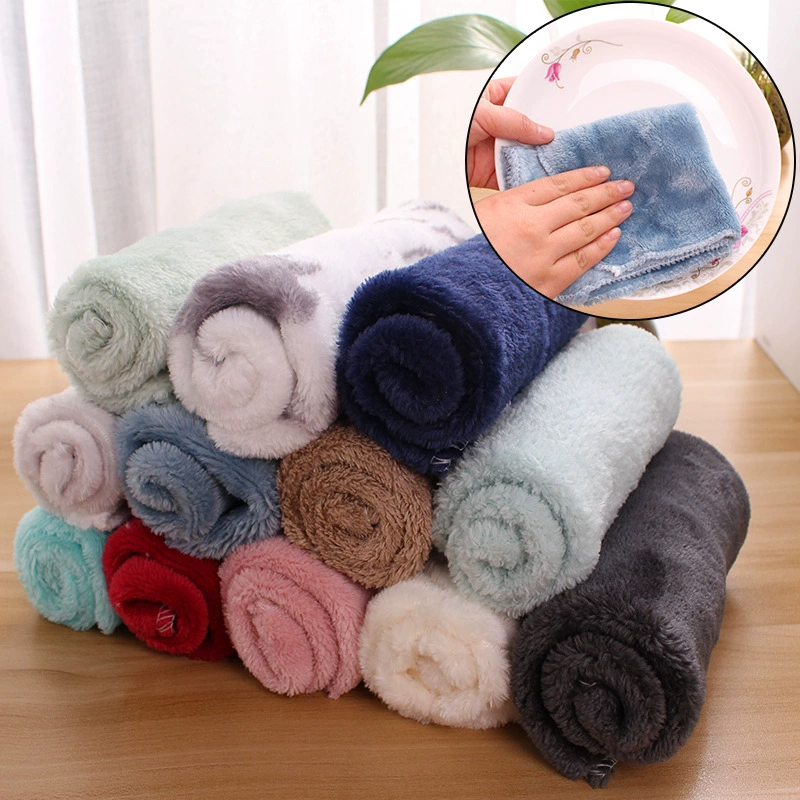 Безмасляная салфетка для мытья посуды Ткань для мытья посуды многофункциональное полотенце для мытья посуды Губка из волокна мягкое полотенце для мытья посуды