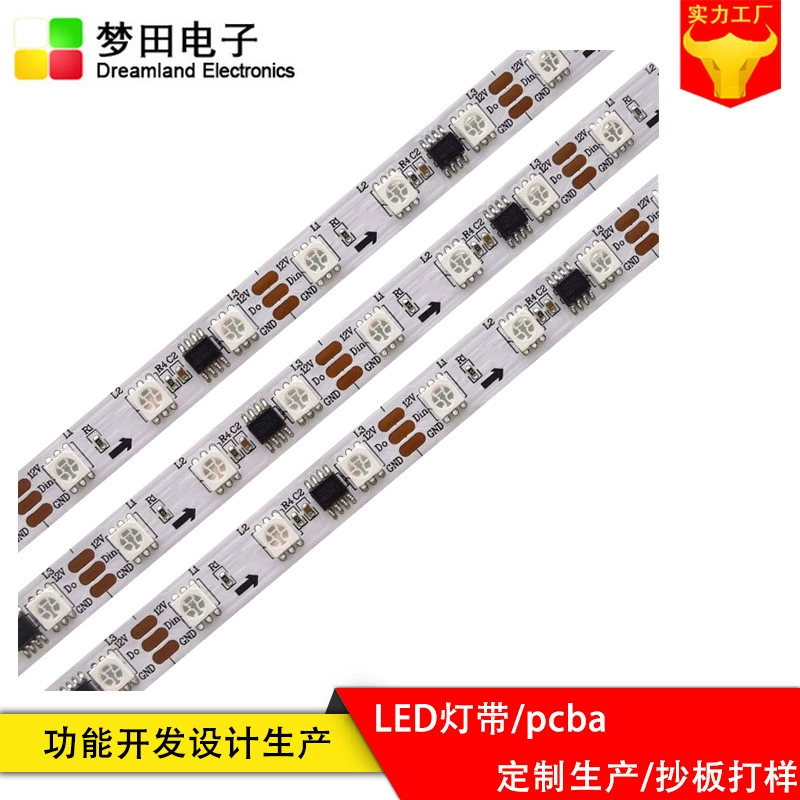 Прямые продажи с завода различных светодиодных лент, разработка и производство сенсорных световых функций, дизайн и производство печатных плат.