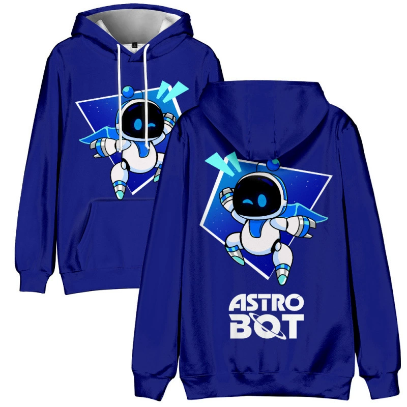 2024 трансграничный новый космический робот 3 цифровой досуг для взрослых детей с капюшоном свитера