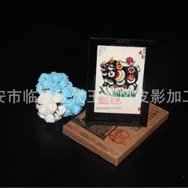 皮影小水晶框传统十二生肖皮影