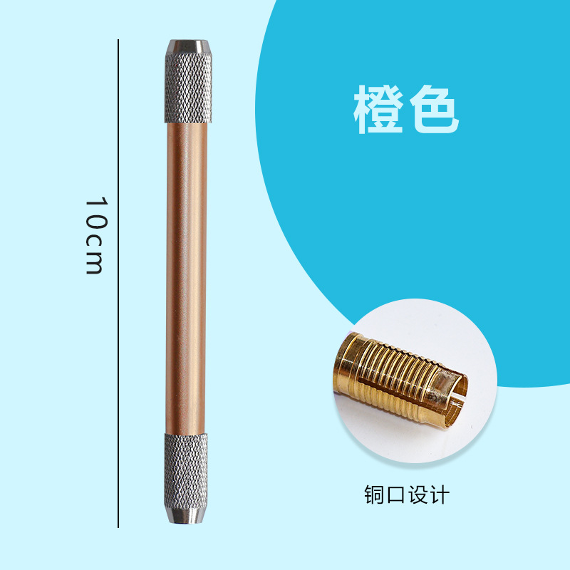 Comercio exterior suministros de arte transfronterizo extensor de lápiz de metal extensor de lápiz varilla de color de metal