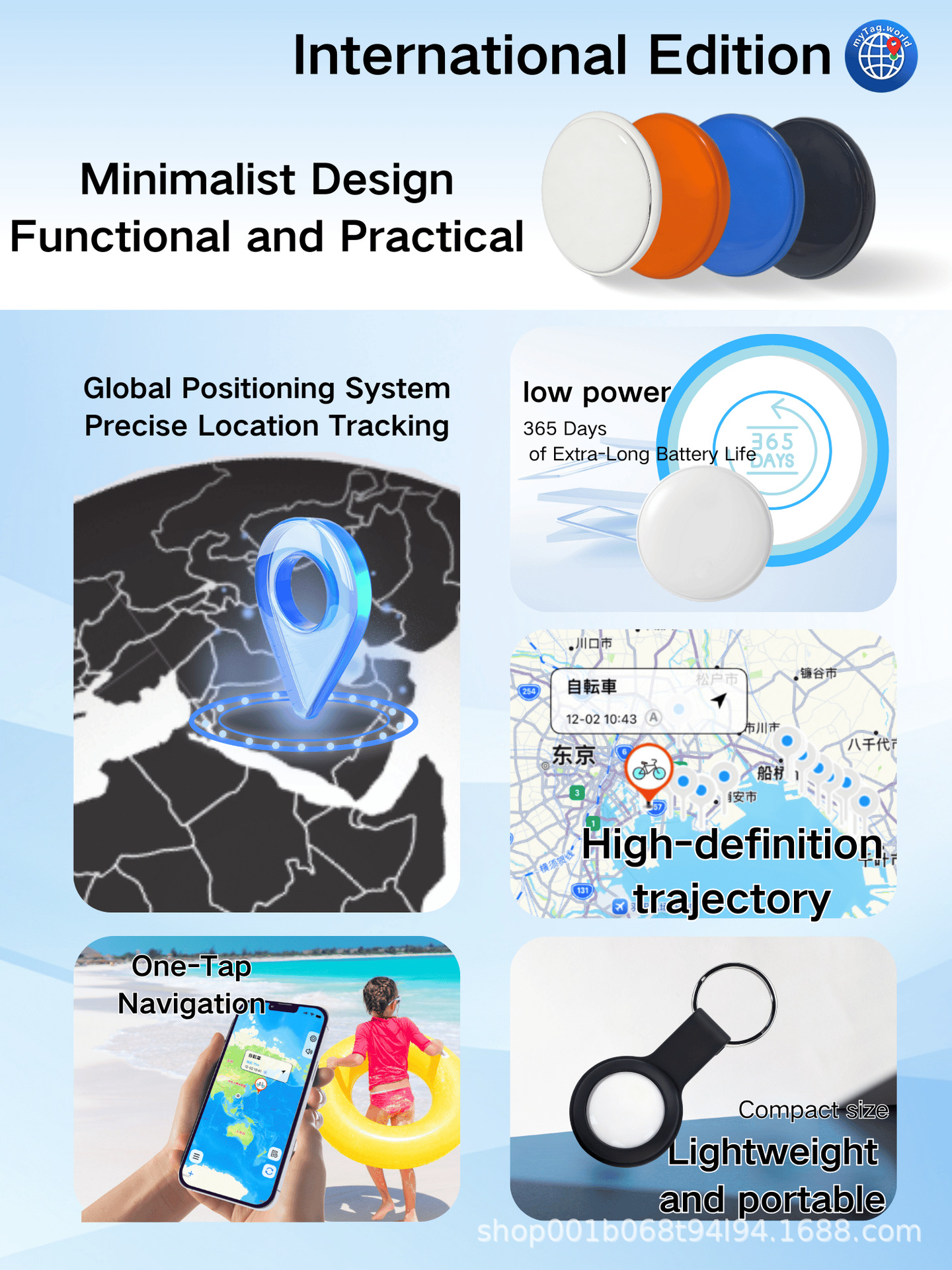 Dual-System Cross-Border Hot-Selling Product Google Ios Android Smart Positioning Anti-Lost Device Jiaxiangyuan Global Positioning Tracker