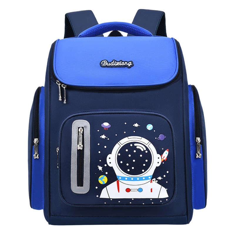 2023 nueva escuela primaria estudiante mochila 1-6 grado niños y niñas mochila logo impreso resistente al desgaste reducción de la carga