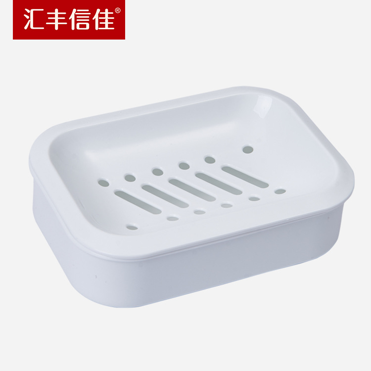 HSBC Suga Leachate Soap box household originality With cover Large Plastic double-deck soap box TOILET