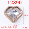 New fashion diamond -mosaic many nail materials DIY nail metal long right -angle triangle alloy accessories spot