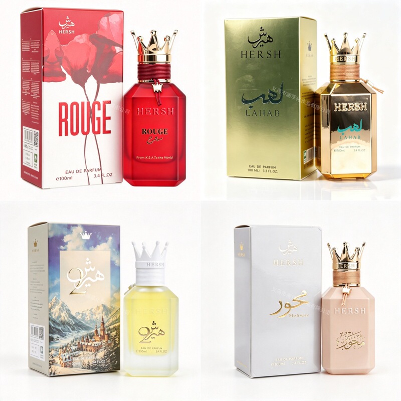 Alezz Oud Hersh Arabian Middle Eastern Foreign Trade Unisex Perfume 100ml Exclusive for Dubai, UAE