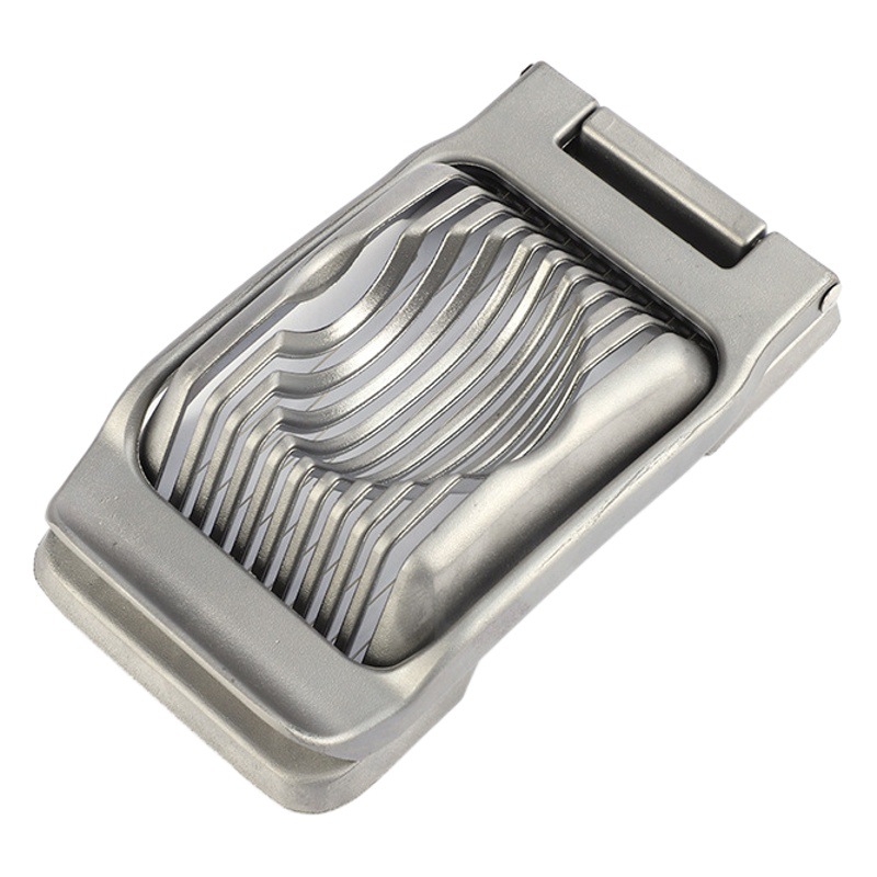 Amazon Aluminum Alloy Egg Cutter Multifunctional Divider Kitchen Gadget Slicing and Cutting Egg Artifact