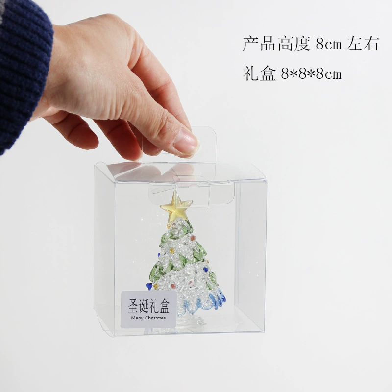 Glass holiday ornament, assorted gift box styles, handmade fragile decorations 4.5–13 cm