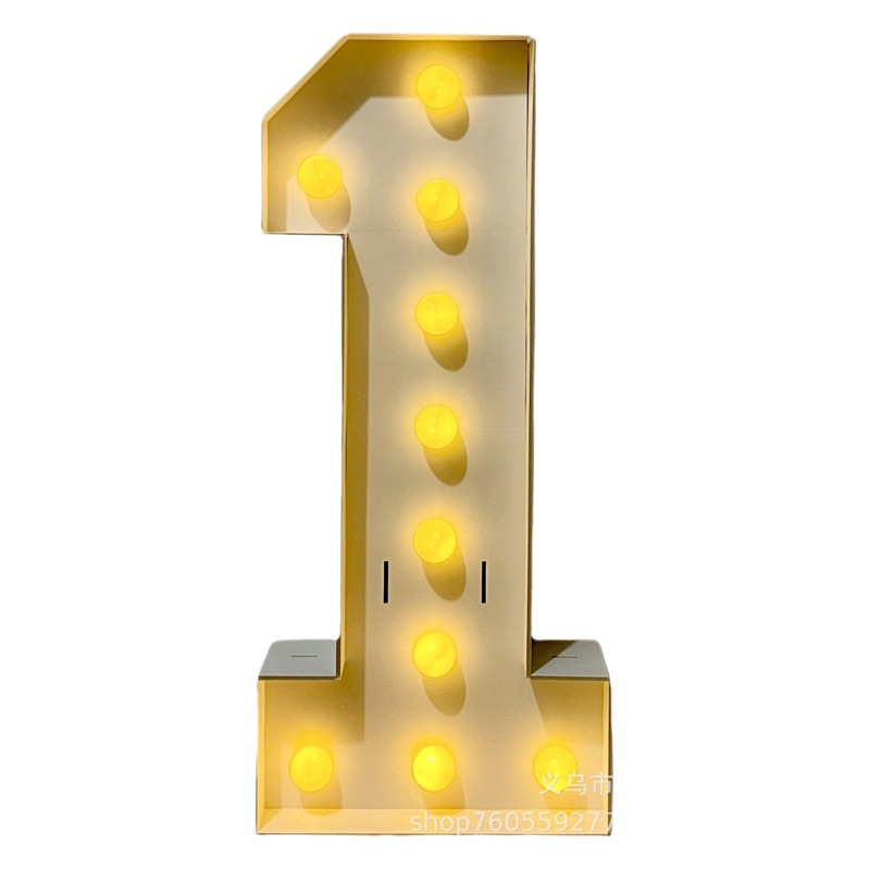 Tablero de KT diseño de luz digital accesorios de la foto decoración del partido fábrica de cumpleaños al por mayor transfronteriza escena de Amazon