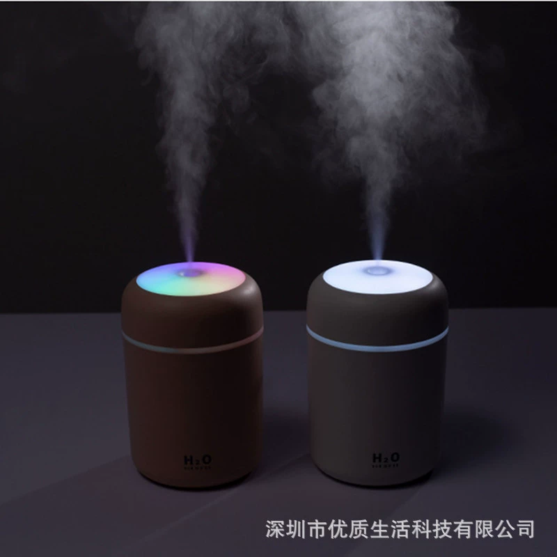 Прямые поставки USB домашний цветной ночник + увлажнитель для офиса, маленький/большой туман, новый цветной свет, гидравлическое устройство