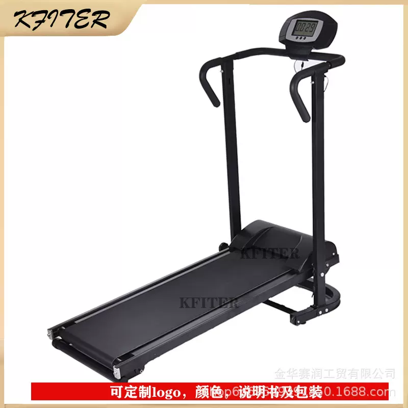 跑步机厂家直销机械跑家用健身小型可折叠静音机械式走步机跨境