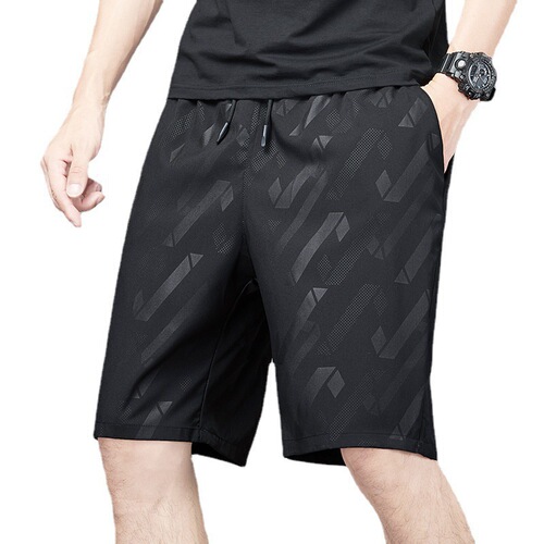 Large size thin summer beach casual 5-inch shorts running fitness sports quick-drying pants on Shopee
