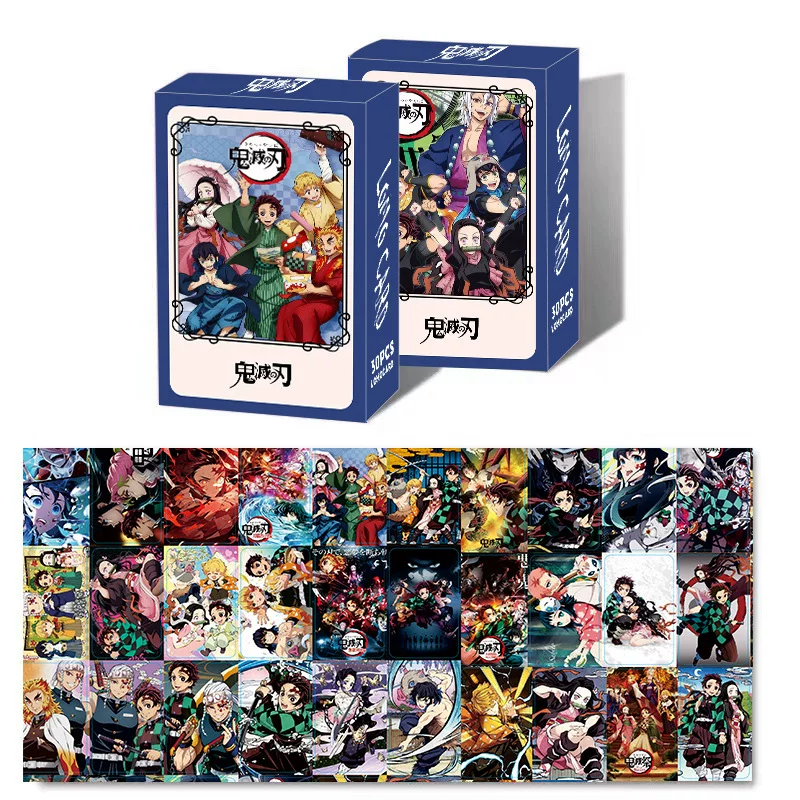 Новый крист Ghost Destroy Blade 30 Box Lomo Lomo Card Anime Card Card Photo Card