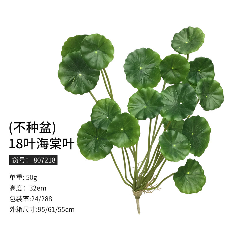 807218 (화분을 심지 않음) 18 잎 Coprynia (288 가지 세트)