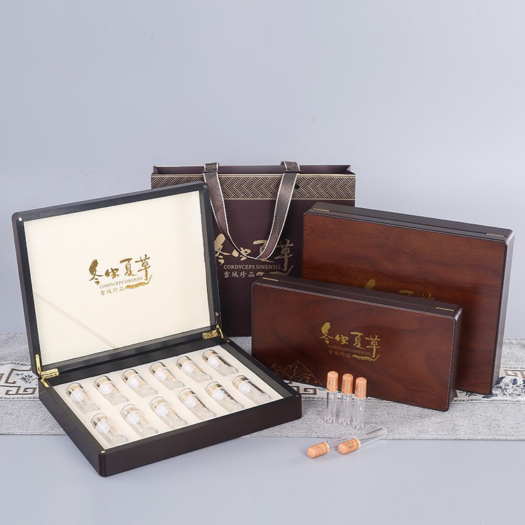 Caja de embalaje de Cordyceps Cordyceps Caja de regalo Caja vacía 10 tubos 20 50 60 cajas de regalo