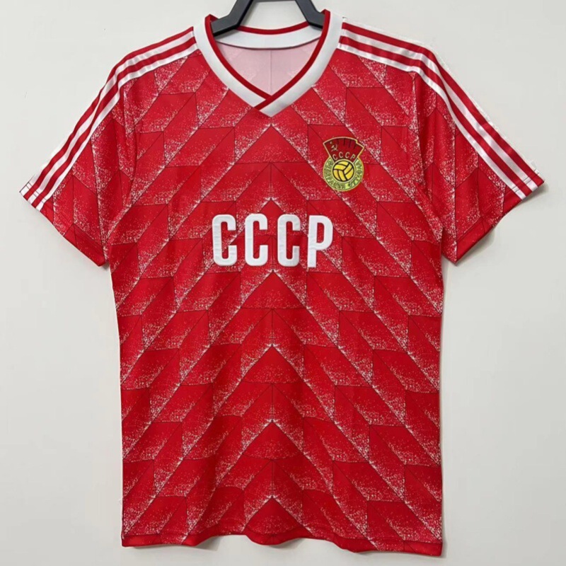 Retro Popular Soviet Short-Sleeved Sports Jersey Football Uniform Fan Version Football Jersey Retro Popular Soviet Short-Sleeved Sports Jersey Football Uniform Fan Version Football Jersey