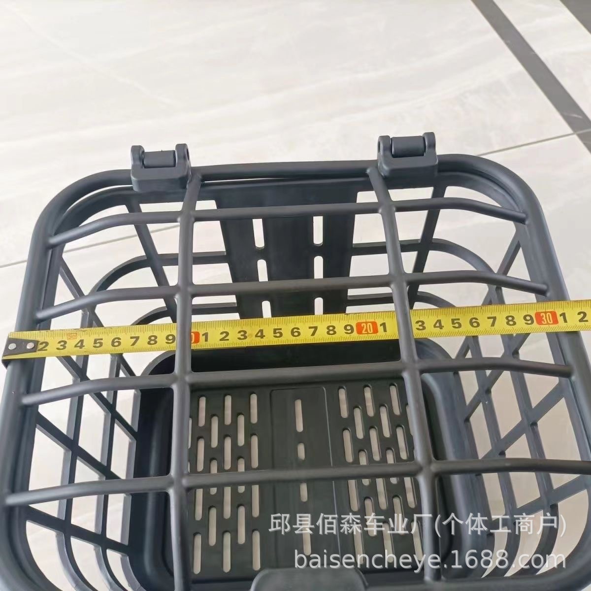 Rear bike basket, front frame, bike basket, extra-large capacity, heavy-duty, extra-large electric bike rear storage box
