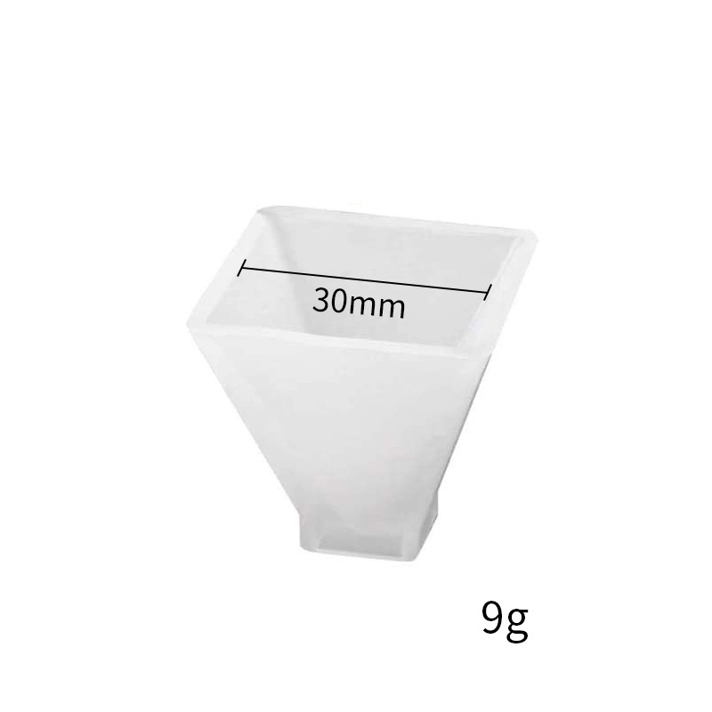 Cruz-frontera cristal epoxi molde espejo hecho a mano DIY bola cubo pirámide silicona molde joyería adornos