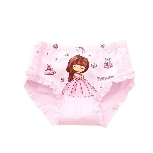 Children's underwear for girls, 2-6 years old, pure cotton triangle underwear, 3-12 years old, baby underwear, 5-10 years old, short pants, 12 years old