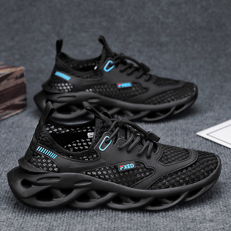 Zapatos de río arriba, zapatos de vadeo, nueva tendencia de verano, suela gruesa deportiva, transpirable, malla hueca, zapatos de papá para jóvenes