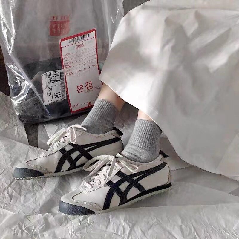 Cross-border Putian shoes, Ghost Grave Tiger head layer cowhide T-toe shoes, Mexic66 series, classic retro Forrest Gump style shoes for couples