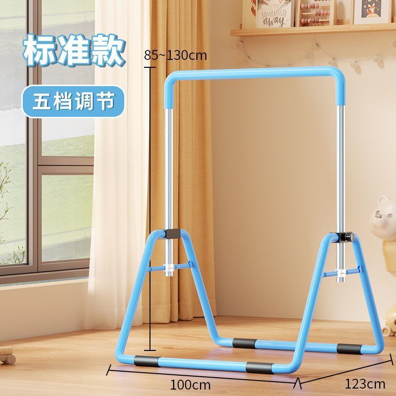 子供用鉄棒家庭用屋内懸垂ストレッチ多機能フィットネス機器調節可能な厚みのある鋼管床置き|undefined