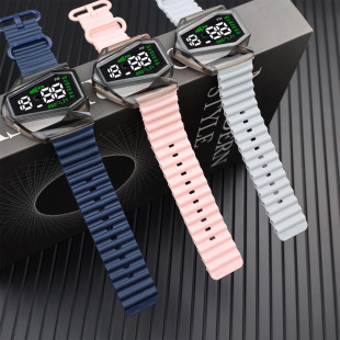 Source Factory LED Electronic Watch Aircraft Display Digital Time Student Children's Sports Luminous Batch Published