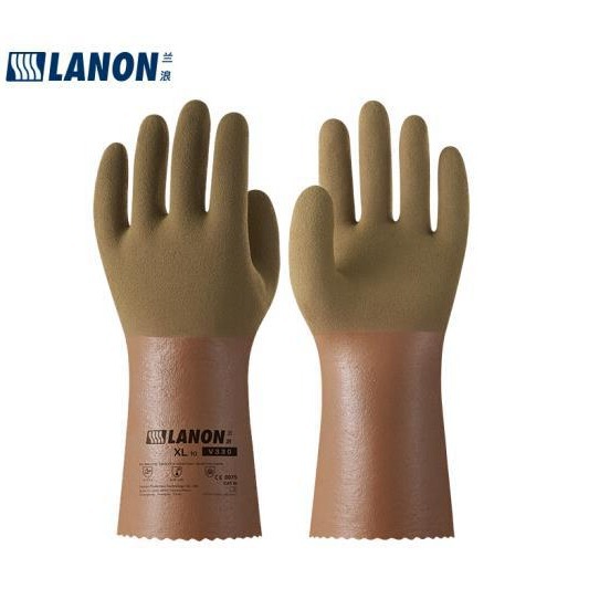 兰浪（LANON）V330 丁腈防化手套重度防护耐油耐酸碱