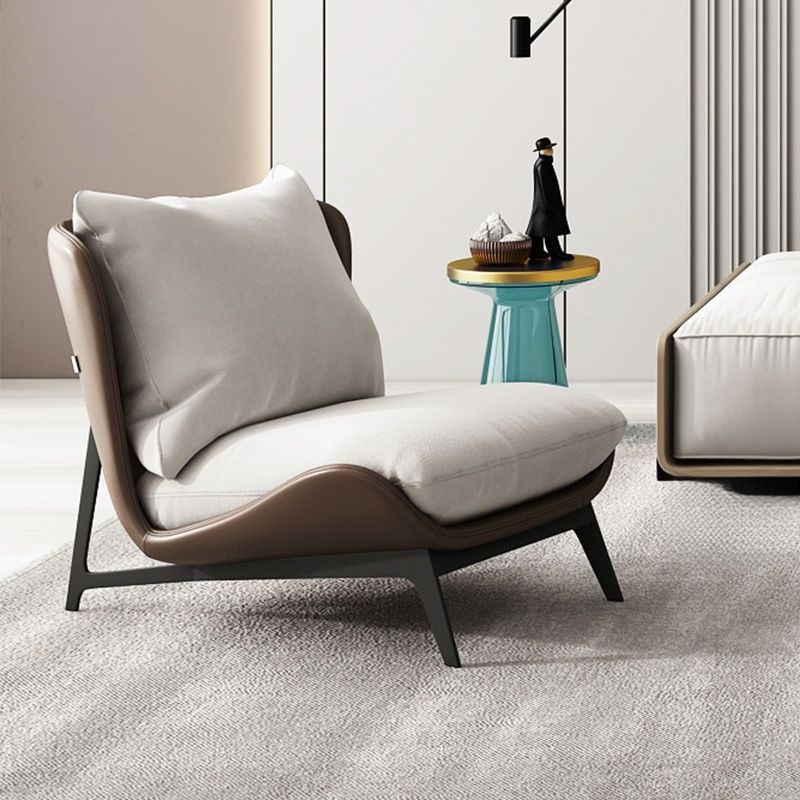 Latex Modern Internet-Famous Style Nordic Design Art Single Sofa Chair, Minimalist Balcony Irregular-Shaped Leisure Sofa Chair