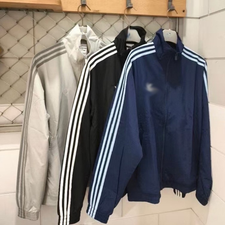 New model with logo embroidery, unisex FIREBIRD three-stripe woven windbreaker jacket KB2466, long sleeve, Lycra-free