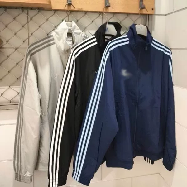 New model with logo embroidery, unisex FIREBIRD three-stripe woven windbreaker jacket KB2466, long sleeve, Lycra-free