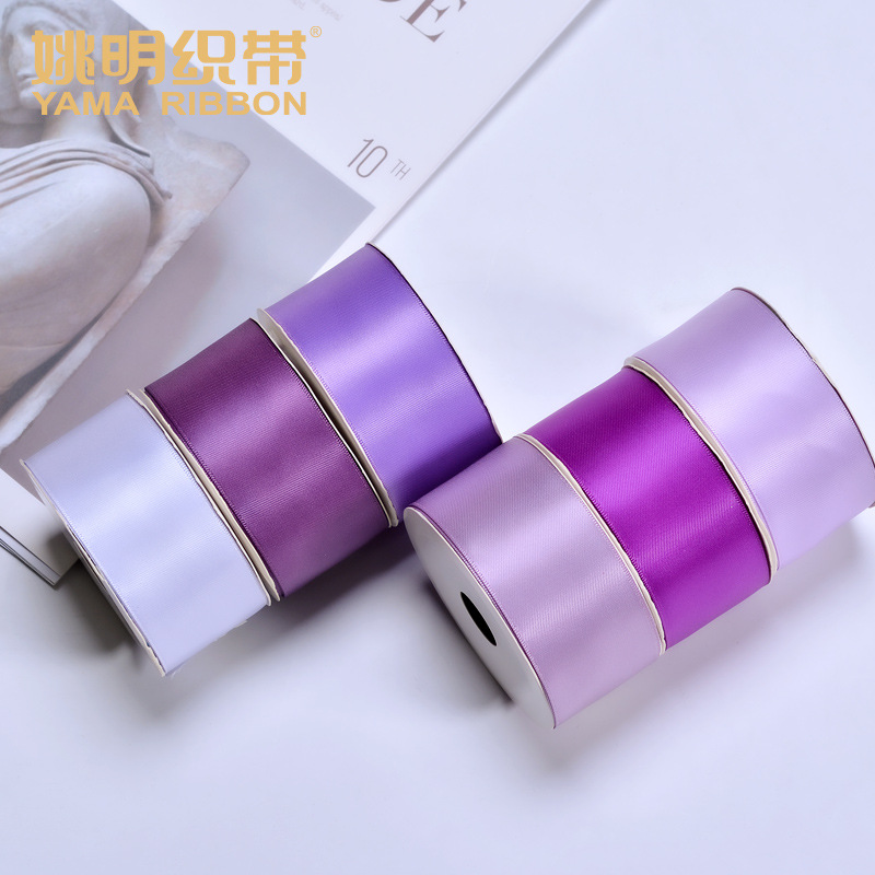 En stock Yao Ming cinta de la boda de una sola cara de raso horquilla accesorios para el cabello cinta de la Hornada 4CM cinta al por mayor
