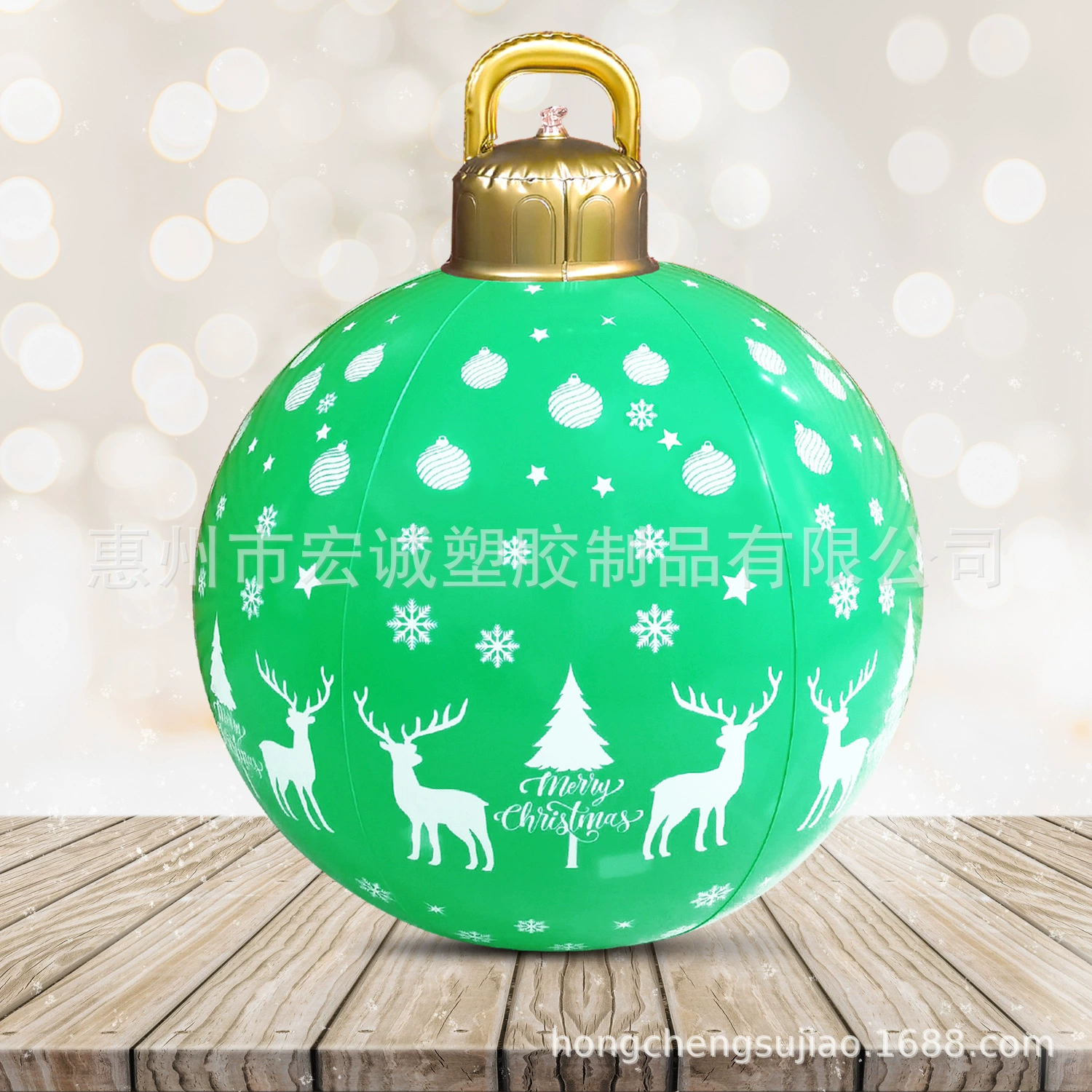 Inflatable Christmas flashlight PVC with light, (Physicals), Amazon